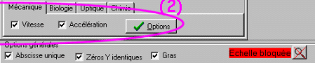 ENFONCER le bouton "PLUS D'OPTIONS" pour voir cette zone!