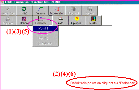 Pour faire apparaitre les lignes de saisie de l'talonnage