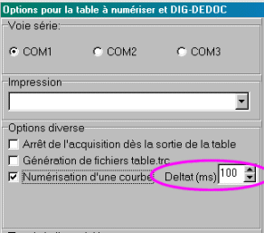 PERIODE D'ECHANTILLONNAGE de la numrisation